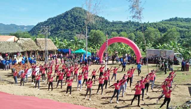 The cultural festival of the mountainous ethnic youth