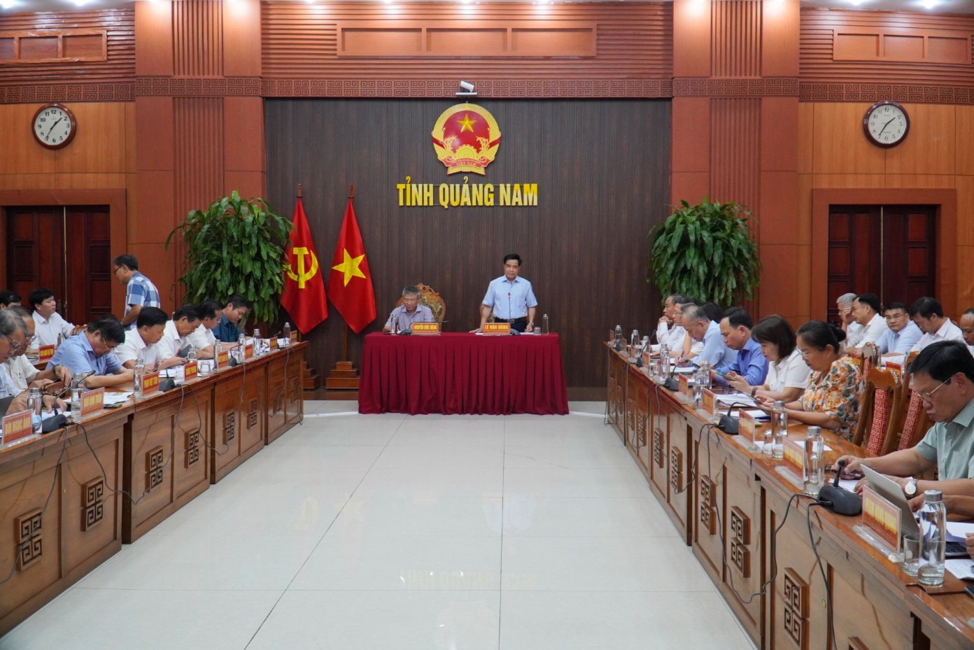 Chairman of the Provincial People's Committee Le Van Dung: Must strengthen discipline and public order